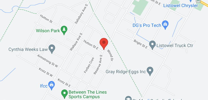 map of 780 Reserve Avenue S